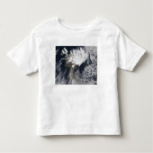 Ash plume uit de Eyjafjallajokull Volcano, IJsland Kinder Shirts (Voorkant)