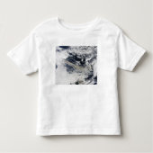 Ash plume uit de Eyjafjallajokull Volcano Kinder Shirts (Voorkant)