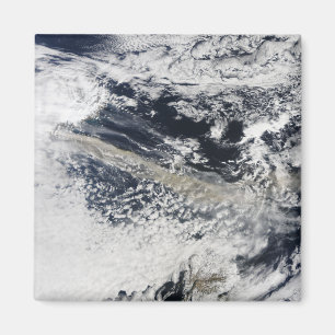 Ash plume uit de Eyjafjallajokull Volcano Magneet