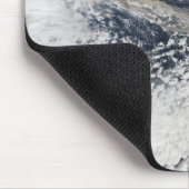 Ash plume uit de Eyjafjallajokull Volcano Muismat (Hoek)