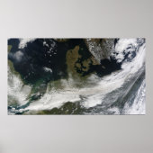 Ash plume uit de Eyjafjallajokull Volcano Poster (Voorkant)