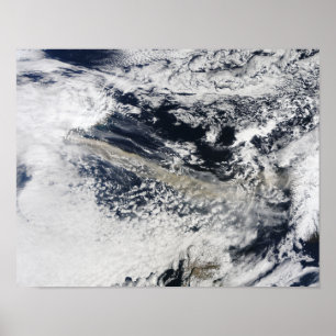 Ash plume uit Eyjafjallajokull Volcano 2 Poster