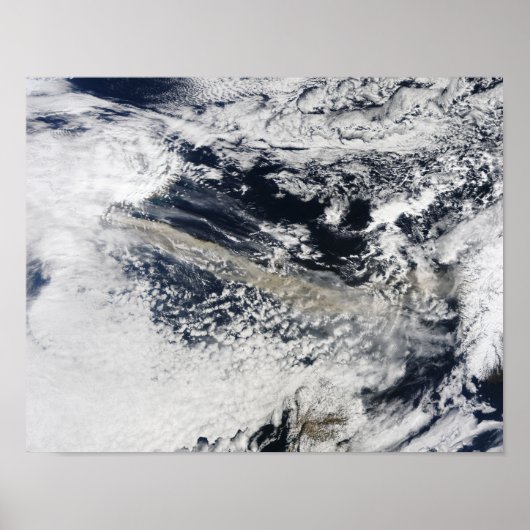 Ash plume uit Eyjafjallajokull Volcano 2 Poster (Voorkant)