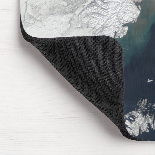 Ash plume uit Mount Redoubt, Alaska Muismat (Hoek)