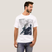 Ash plume uit Mount Redoubt, Alaska T-shirt (Voorkant volledig)