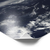 Ash Plume uit Soufriere Hills, Montserrat Foto Afdruk (Hoek)