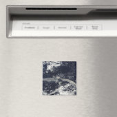 Ash Plume uit Soufriere Hills, Montserrat Magneet (Insitu (Vaatwasser))