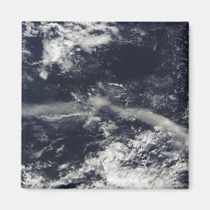Ash Plume uit Soufriere Hills, Montserrat Magneet