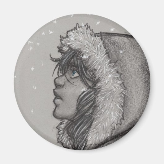 Ash & Sneeuw Magneet (Voorkant)