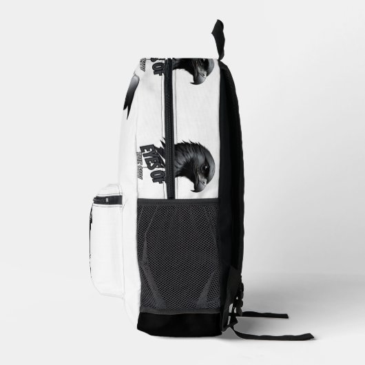 Ash-Tone Eagle Focus Design Bedrukte Rugzak (Rechts)