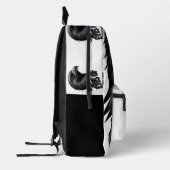 Ash-Tone Eagle Focus Design Bedrukte Rugzak (Links)