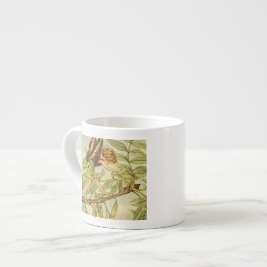 Ash Tree Fairy loopt op Branch Espresso Kop (Links)