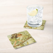 Ash Tree Fairy loopt op Branch Kartonnen Onderzetters (Insitu)