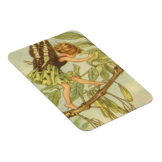 Ash Tree Fairy loopt op Branch Magneet (Rechterzijde)