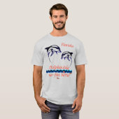 Ash Uni-sex Florida met Dolphins T-shirt (Voorkant volledig)