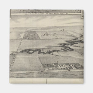 Ash Valley Stock Boerderij, Larned, Kansas Magneet