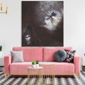 Ash vlekt op de Russische Shiveluch vulcanooOoO® Â Canvas Afdruk (Insitu (Woonkamer))