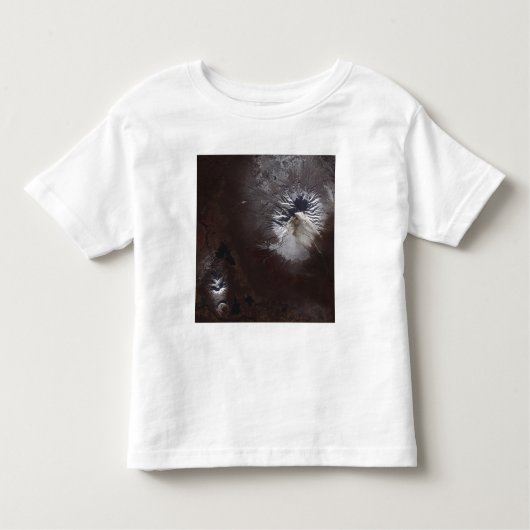 Ash vlekt op de Russische Shiveluch vulcanooOoO® Â Kinder Shirts (Voorkant)