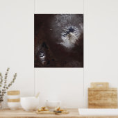 Ash vlekt op de Russische Shiveluch vulcanooOoO® Â Poster (Keuken)