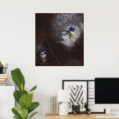 Ash vlekt op de Russische Shiveluch vulcanooOoO® Â Poster (Thuiskantoor)