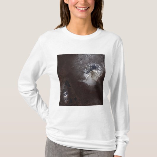 Ash vlekt op de Russische Shiveluch vulcanooOoO® Â T-shirt (Voorkant)