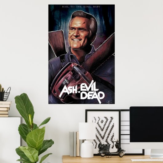 Ash vs. Evil Dead Fanart Poster (Thuiskantoor)