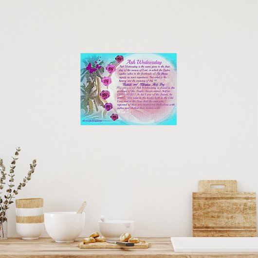 ASH WEDNESDAY POSTER (Keuken)