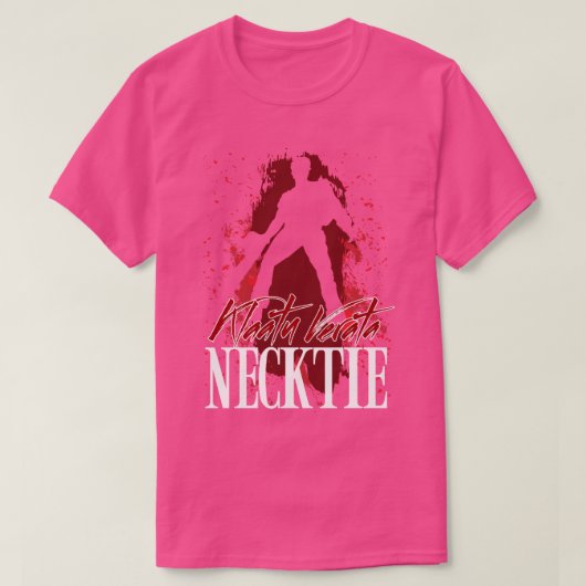 Ash Williams Quote Klaatu Verata stropdas T-shirt (Design voorkant)