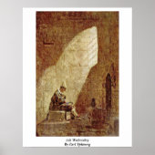 Ash Woensdag door Carl Spitzweg Poster (Voorkant)