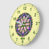 ASHA ~WOW! Meerkleurige miniatuurpantsergeel Grote Klok (Hoek)