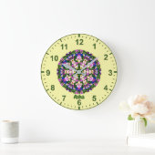 ASHA ~WOW! Meerkleurige miniatuurpantsergeel Grote Klok (Huis)