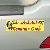 Ashalaho-Mountain Crow Bumpersticker (Op auto)