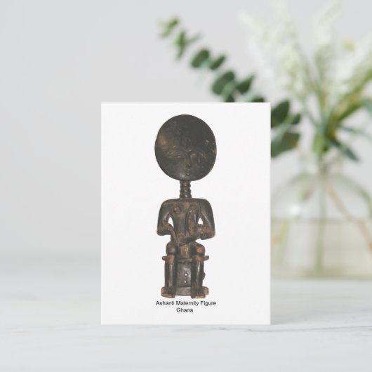 Ashanti Matmoederschapscijfer Briefkaart (Staand voorkant)