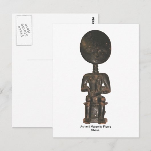 Ashanti Matmoederschapscijfer Briefkaart (Voorkant / Achterkant)