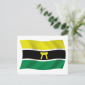 Ashanti-mensen Vlag Ansichtkaart Briefkaart (Staand voorkant)