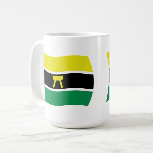 Ashanti People Flag Mok (Voorkant links)