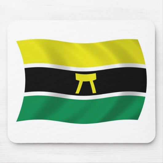 Ashanti People Flag Mousepad Muismat (Voorkant)