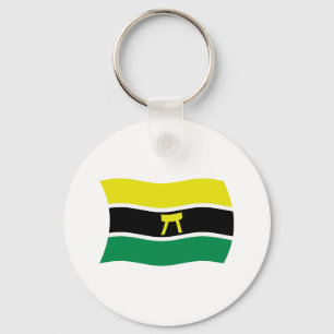 Ashanti People Flag Sleutelhanger
