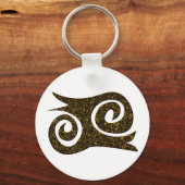 Ashanti Symbol Mut Adinkra Sleutelhanger (Voorkant)