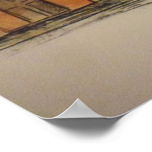 Ashbel Smith Building Poster (Hoek)