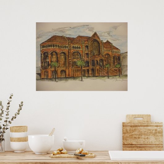 Ashbel Smith Building Poster (Keuken)