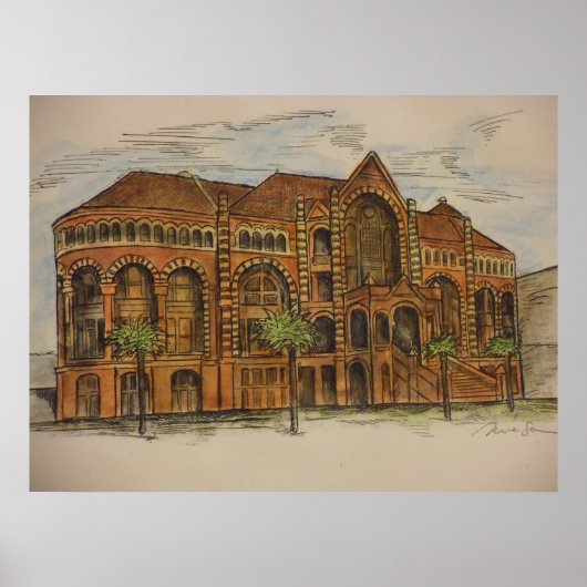 Ashbel Smith Building Poster (Voorkant)