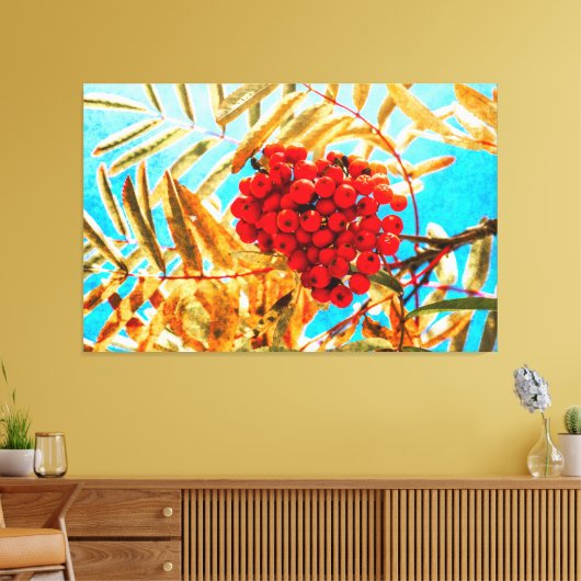 Ashberry artistiek canvas afdruk (Insitu (Woonkamer))