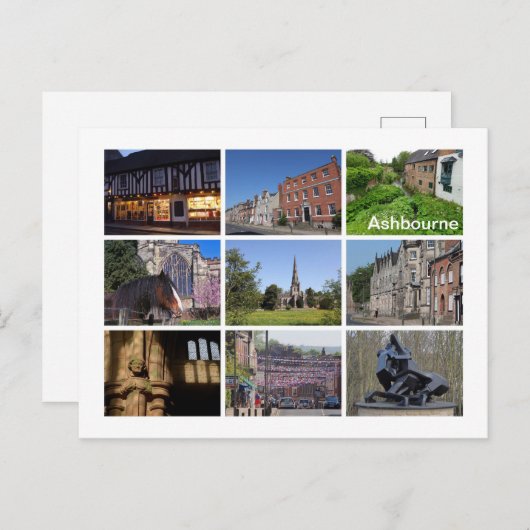 Ashbourne Briefkaart (Voorkant / Achterkant)