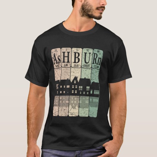 Ashburn Periodiek Systeem Elementen Ashburn Virgin T-shirt (Voorkant)