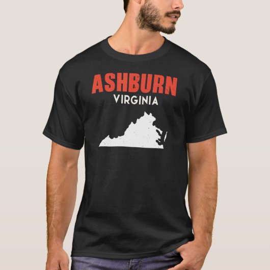 Ashburn Virginia USA State America Travel Virginia T-shirt (Voorkant)
