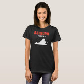 Ashburn Virginia USA State America Travel Virginia T-shirt (Voorkant volledig)