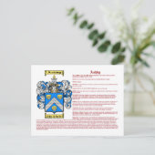 Ashby (betekenis) briefkaart (Staand voorkant)