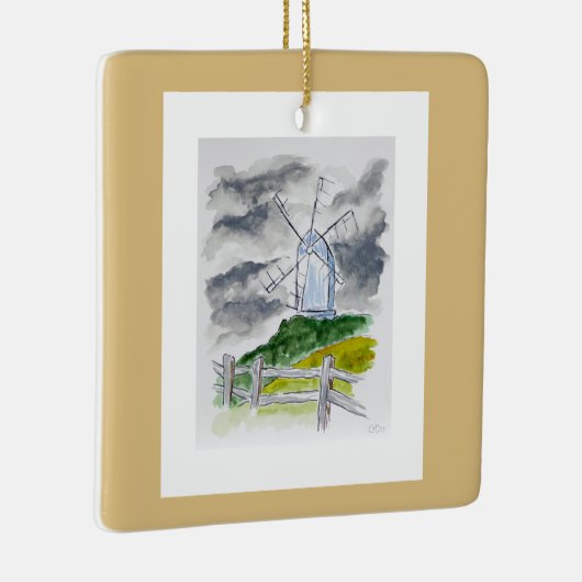 Ashcombe Mill kerstversiering Keramisch Ornament (Rechts)