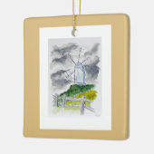 Ashcombe Mill kerstversiering Keramisch Ornament (Links)